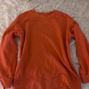 Pink Lululemon crewneck sweatshirt
